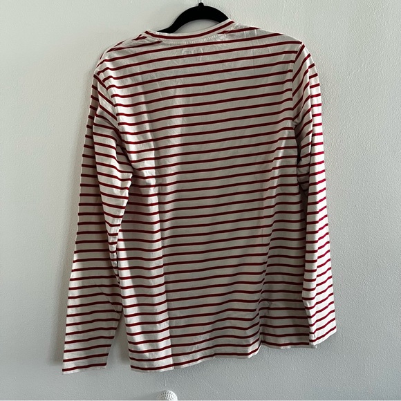 New Oobe Brand Brewster stripe tee in Red Size Small - Picture 8 of 8